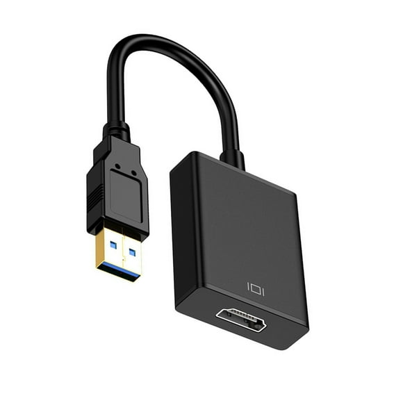 YIEMEEN USB to HDTV Port Cable Adapter For Effortless Video Transfer From PC To TV