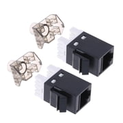 YIEMEEN UTP RJ45 Connector CAT6 Module Information Socket Computer Outlet Network Cable Adapter Keystone Jack for Amp Ethernet