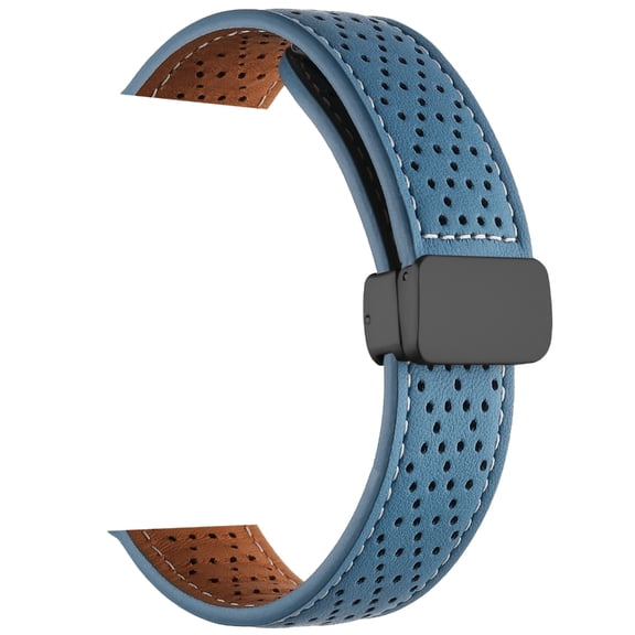 YIEMEEN Upgrades Leather Magnetic Watch Strap with Magnetic Buckles Breathable Wristband Flexible Strap Suitable for watch6/GT4