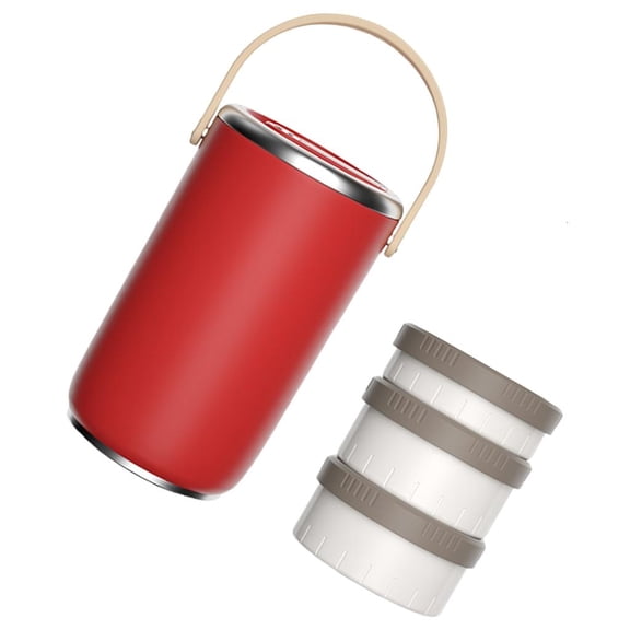 YIEMEEN Vacuums Insulated Stainless Steel Food Jar Bentos Container Leak Proof Lunch Box