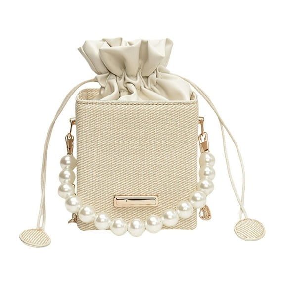 YIEMEEN Versatile Bucket Bag For Women Shoulder Bags with Detachable Chain Strap Evening Purse Top Handle Bag Handbag