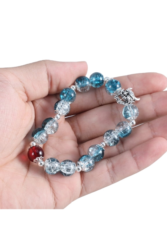 YIEMEEN Versatile Glass Beads Handchain Game Genshin Impact Xiao Bracelet Unisex Bangle Decoration Stylish Gifts