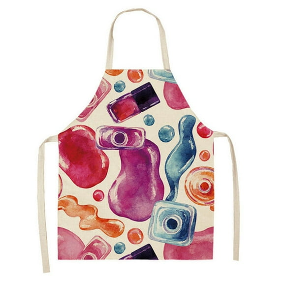 YIEMEEN Versatile Kitchen Apron Suitable for Home, Beauty Salons, and Makeup Workshops Comfortable Apron Nail Polishes Aprons