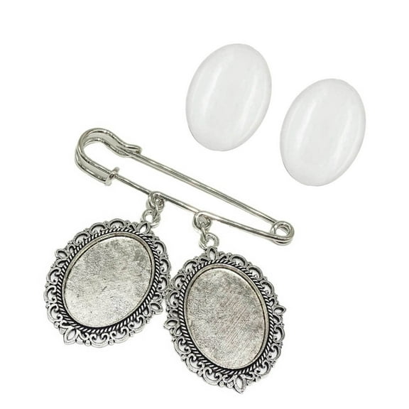 YIEMEEN Versatile Wedding Boutonniere Photo Charm Pin Photo Frame Brooch Perfect for DIY