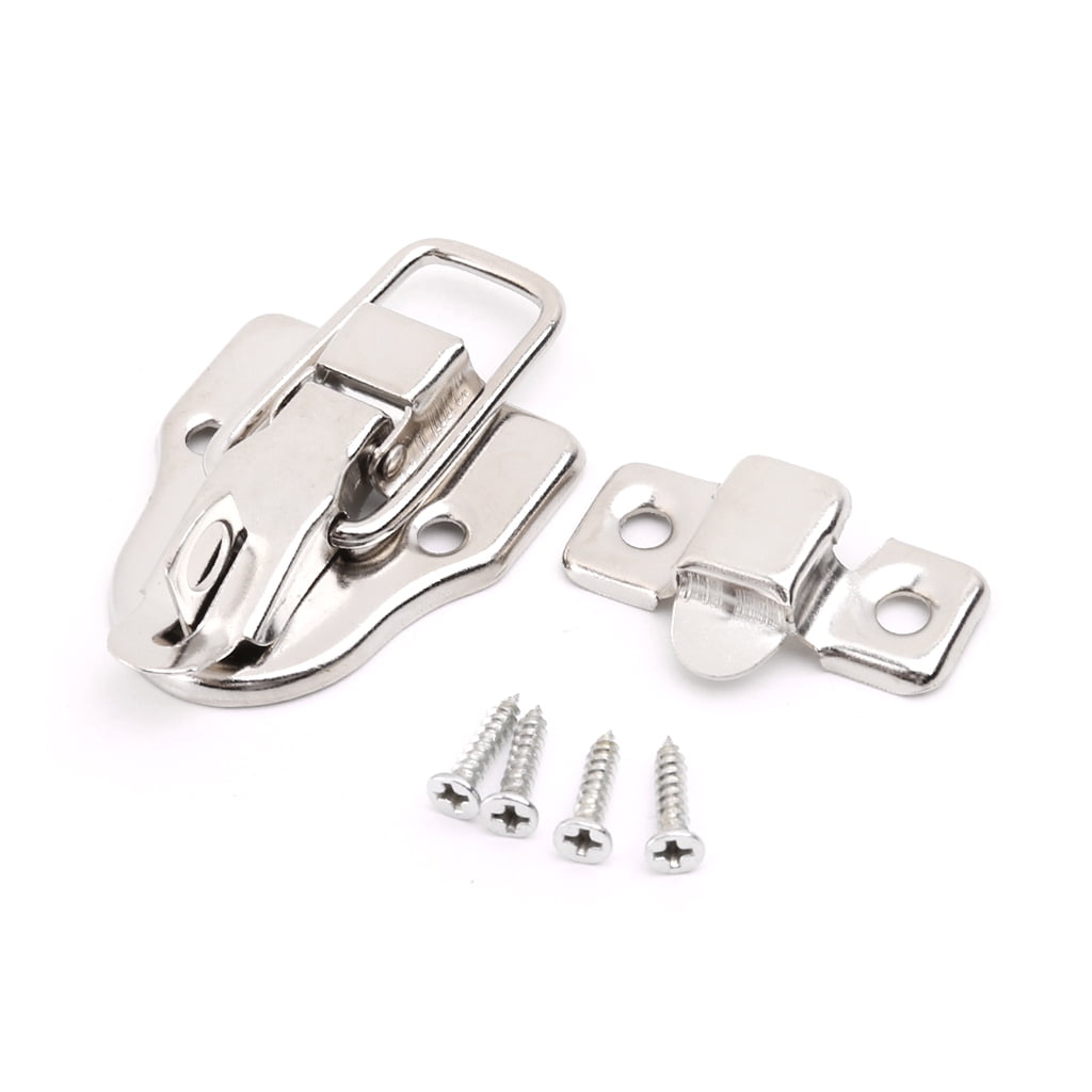 DOITOOL 4-Pack Vintage Suitcase Latch Set – Metal Toggle Clasps For Jewelry Boxes, Toolboxes, Guitar Cases & DIY Wood Projects