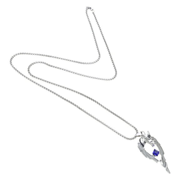 YIEMEEN Vintage Wolf Pendant Necklaces Unisex Jewelry Glow in the Dark Necklace