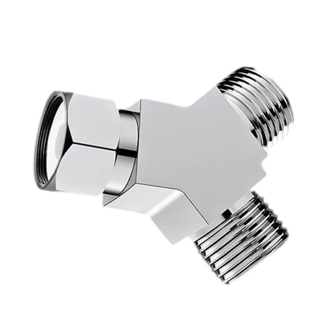 YIEMEEN Water Pipe Connection Convenient 3 Way Water Pipe Joint Metal for Home Plumbing