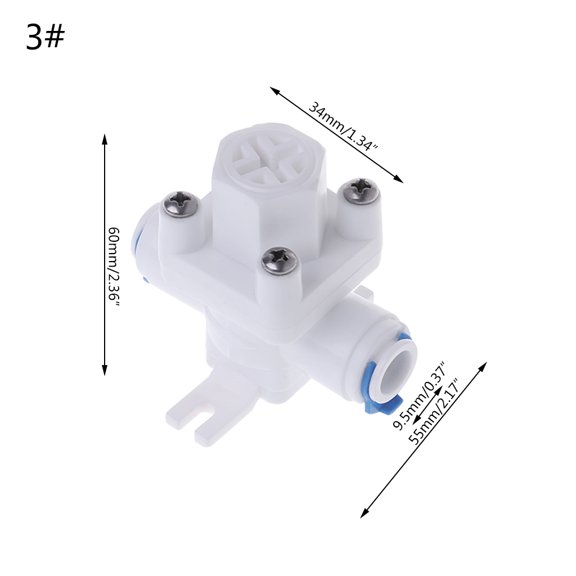 YIEMEEN Water Purifier Pressure Reducing for Valve RO System 1/4" 3/8" Hose Quick Connec