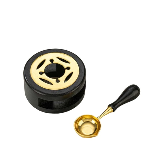 YIEMEEN Wax Seal Warmer Melting Set with Melting Spoon, Wax Seal Melting Furnace Tool