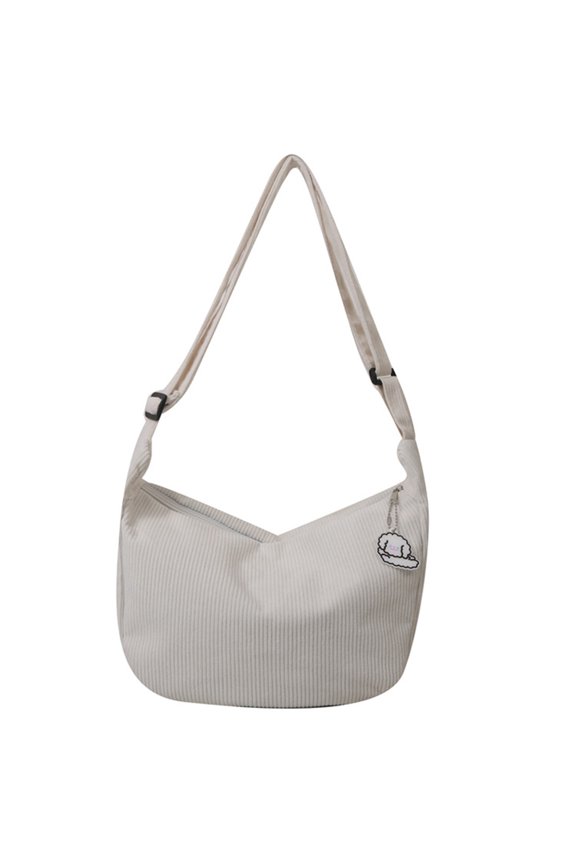 YIEMEEN Women Dumplings Bag Simple Crossbody Bag Korean Styles Shoulder Bag Shopping Bag Japanese Messenger Bag for Everyday