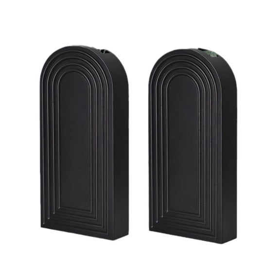 YIEMEEN Wood Wall Planter Arched Vases for Dried Flower and Faux Greenery Holders 2Pack