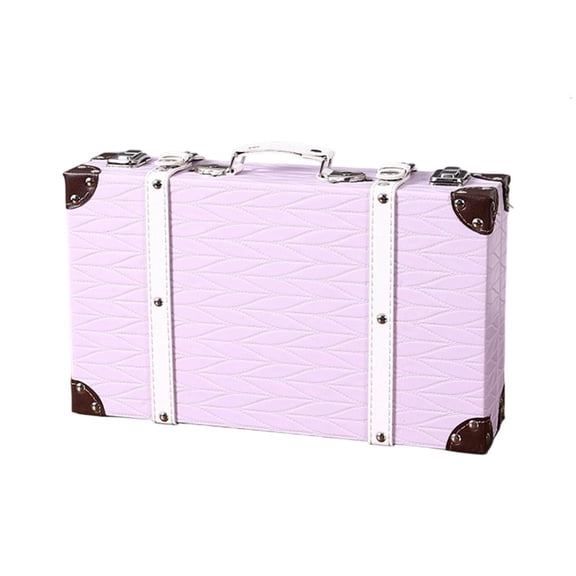 YIEMEEN Wooden Multi Purpose Storage Chest European Style Large Capacity Carry Handle