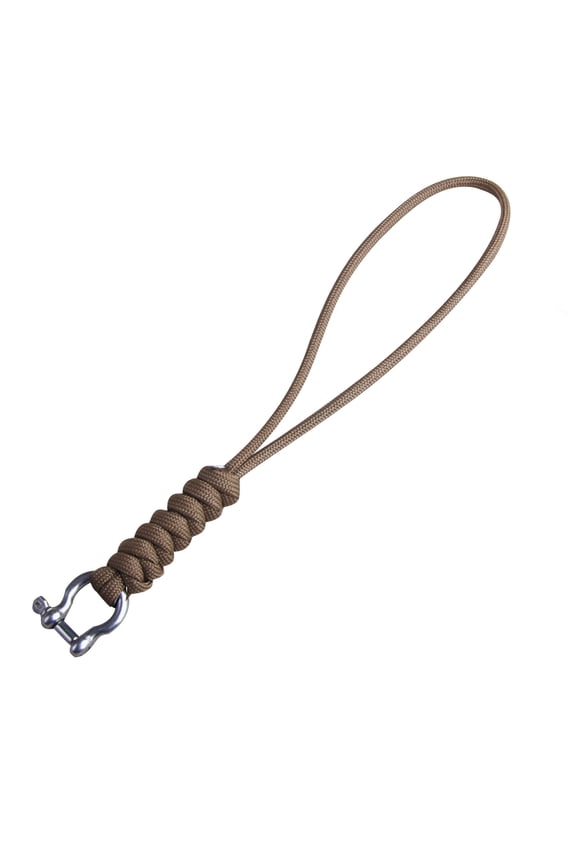 YIEMEEN Wrist Lanyard Metal Military for Key Ring Braided Rope Emergency Survival Umbrella Cord Men Women for Key Chain Woven Strap Supplies