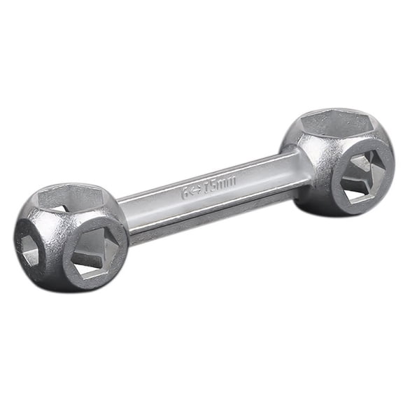 YIFAEUX 1/2/3/4/5Pcs 10-In-1 Multi-function Bicycle Wrench 6-15MM Bone Shape Hexagon Holes Torque Wrench Cycling Bike Repair Spanner Tool