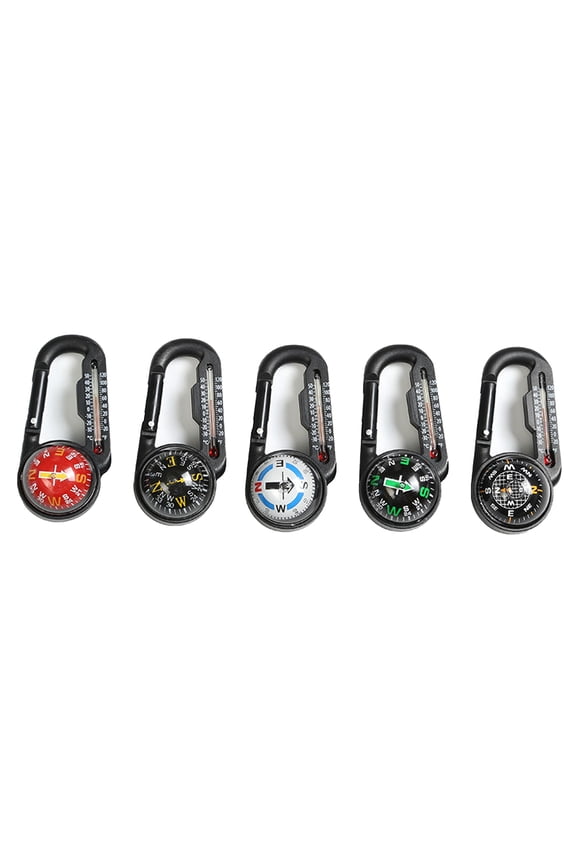 1/2Pcs Pocket Survival Compass Keychain Hiking Backpacking Lightweight Handheld Keychain with Precise Directional Guidance Portable Navigation Tool