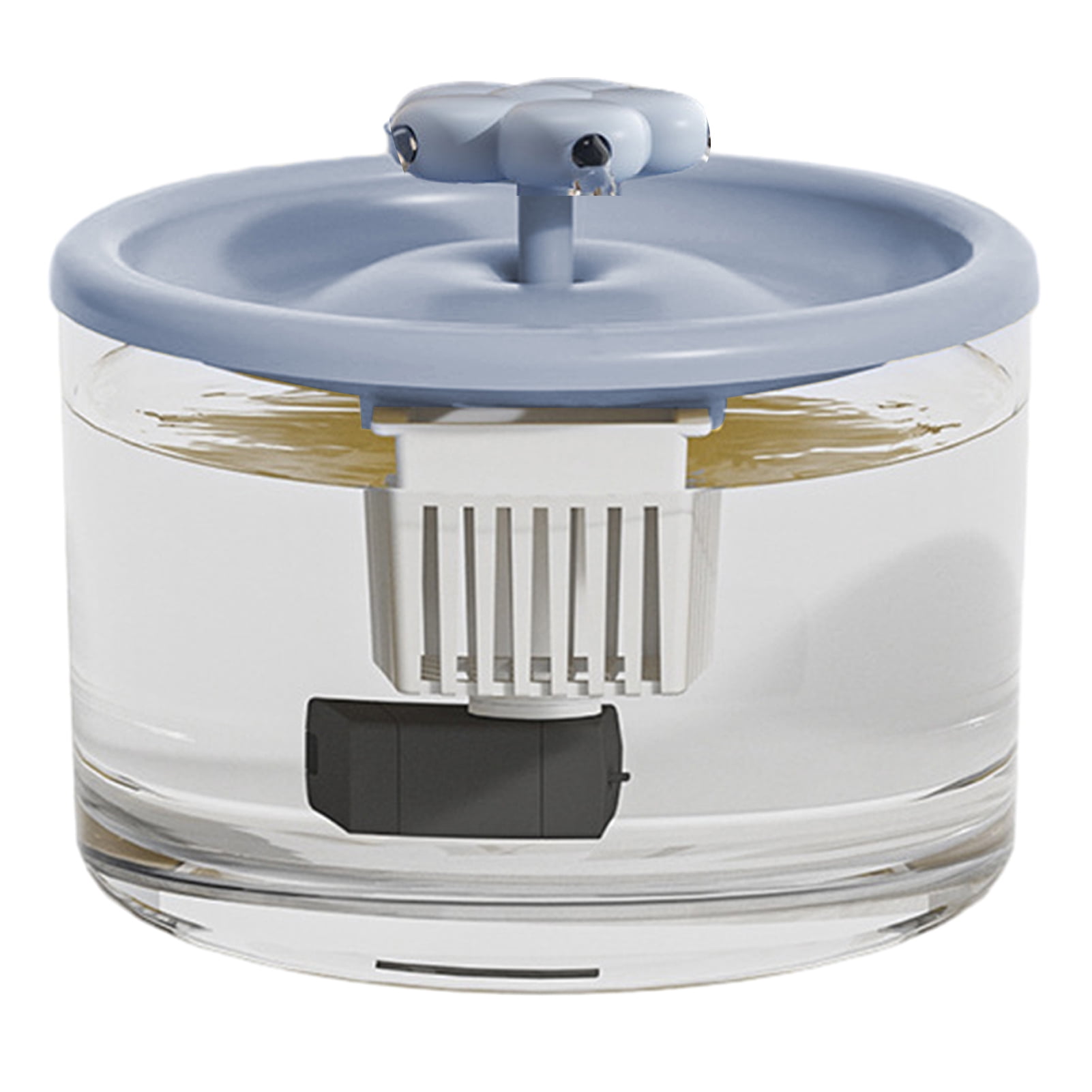 YIFAEUX 1.5L Cat Water Fountain Automatic Pet Drinking Fountain Quiet Pet Water Dispenser with Transparent Tank for Indoor Cats Dogs