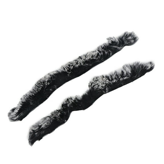 YIFAEUX 1 Pair Archery Bow String Silencers Shock Absorption Soft Touch Fuzzy Faux Rex Rabbit Fur String Separator Recurve Traditional Hunting Bow Stabilizer Bowstring Dampener