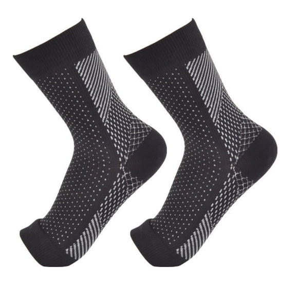 YIFAEUX 1 Pair Compression Socks Breathable Super Soft Sweat Absorption Fitness Cycling Running Toeless Socks