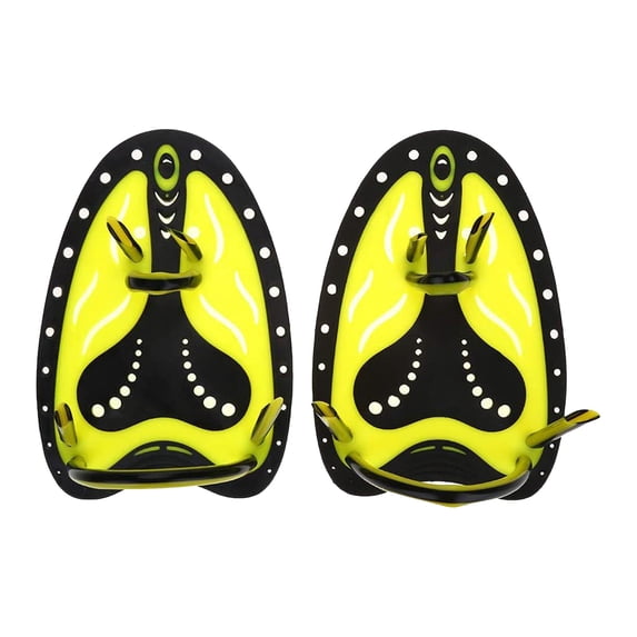 YIFAEUX 1 Pair Swimming Hand Paddle with Adjustable Silicone Strap ...
