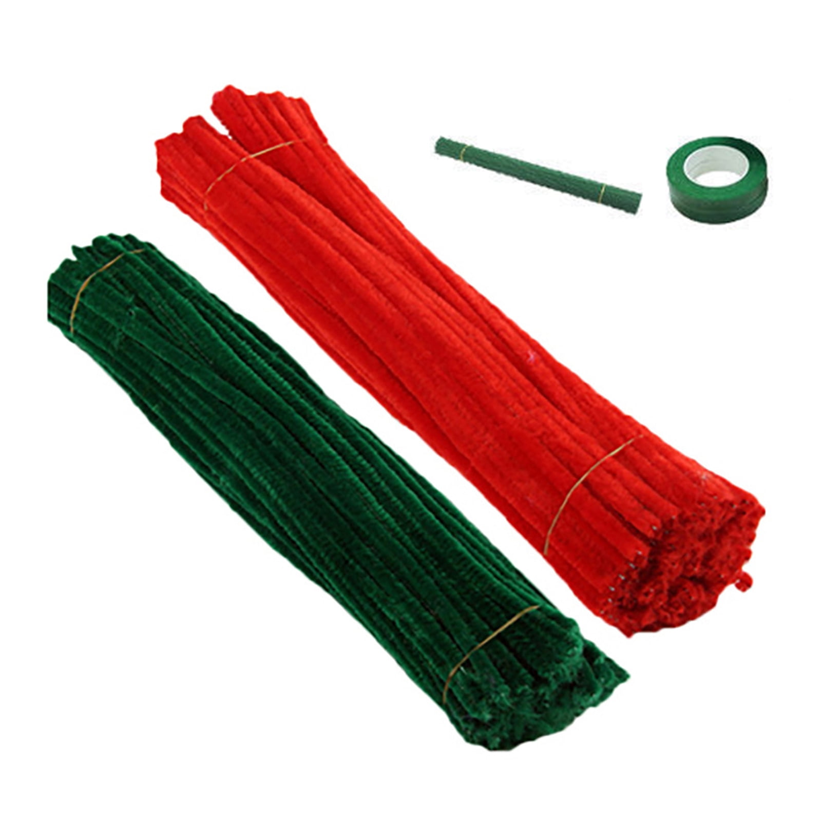 YIFAEUX 1 Set Pipe Cleaners Crafts Flexible Bendable Wire Colorful Chenille Stems DIY Tulip Bouquet Making Kit Kids Girl DIY Flower Art Project Craft Supplies Birthday Gift