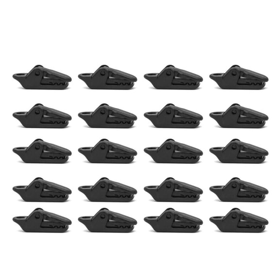 YIFAEUX 10/20Pcs Outdoor Tarp Clip Heavy Duty Lock Grip Camping Tent Fastener Clip Holder Pool Canopy Awning Cover Shade Cloth Fixing Clamp