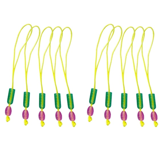 YIFAEUX 10Pcs Fly Line Loop Connectors Anti-winding Wear-resistant Compact Size Good Tensile Strength Tear-proof Multipurpose Soft Flexible Braided Fly Fishing Loop Connectors Fishing Supplies