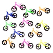 YIFAEUX 12Pcs Kids Mini Bicycle Model Movable Joints Plastic Bicycle Figurine Simulation Bike Toy Home Office Decoration Cycling Enthusiasts Gift