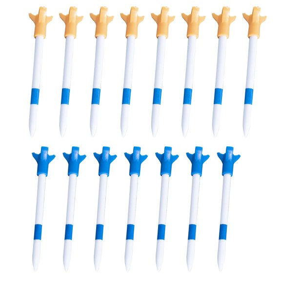 YIFAEUX 15Pcs 84MM Golf Tee Sharp Tip Plastic Golf Ball Holder Golf Training Aid Driving Range Indoor Outdoor Golf Spike Set Golf Accessories Golfer Gifts
