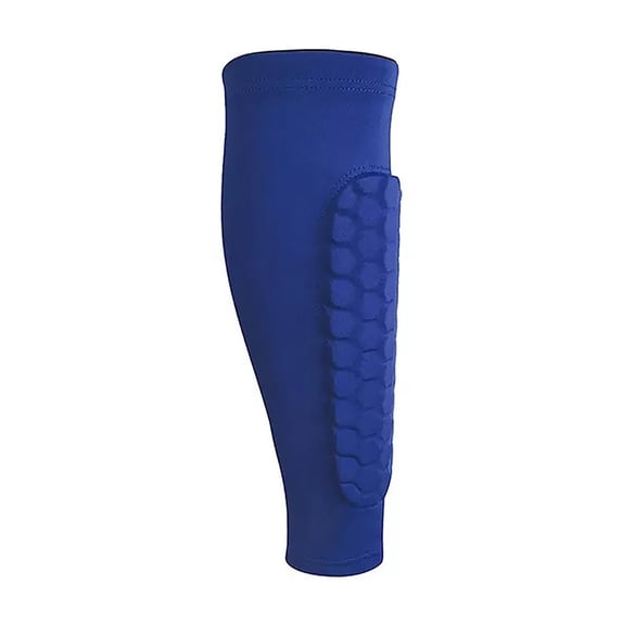 YIFAEUX 1Pc Shin Guards Sock with Honeycomb Pads Lightweight Ski Soccer Shin Pads Sock Non-slip Elastic Compression Calf Sleeve Protective Gear