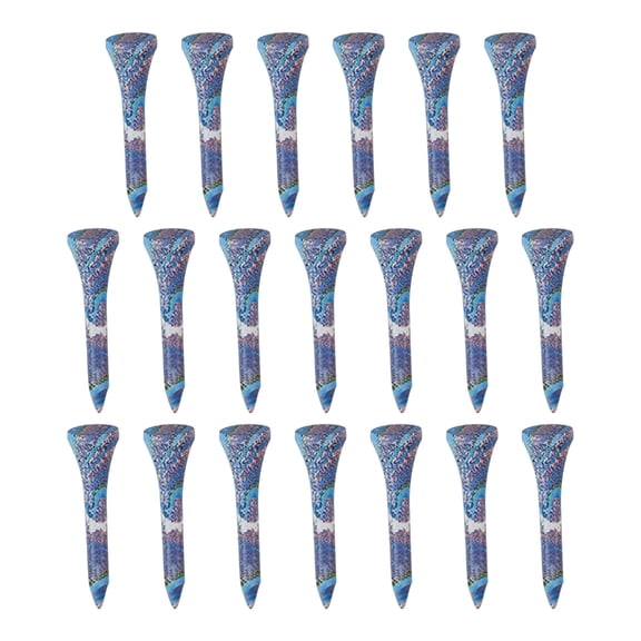 YIFAEUX 20/50Pcs Unbreakable Golf Tees Professional Maple Golf Tees Reduces Friction Side Spin Wooden Tees Long Golf Tees Bulk