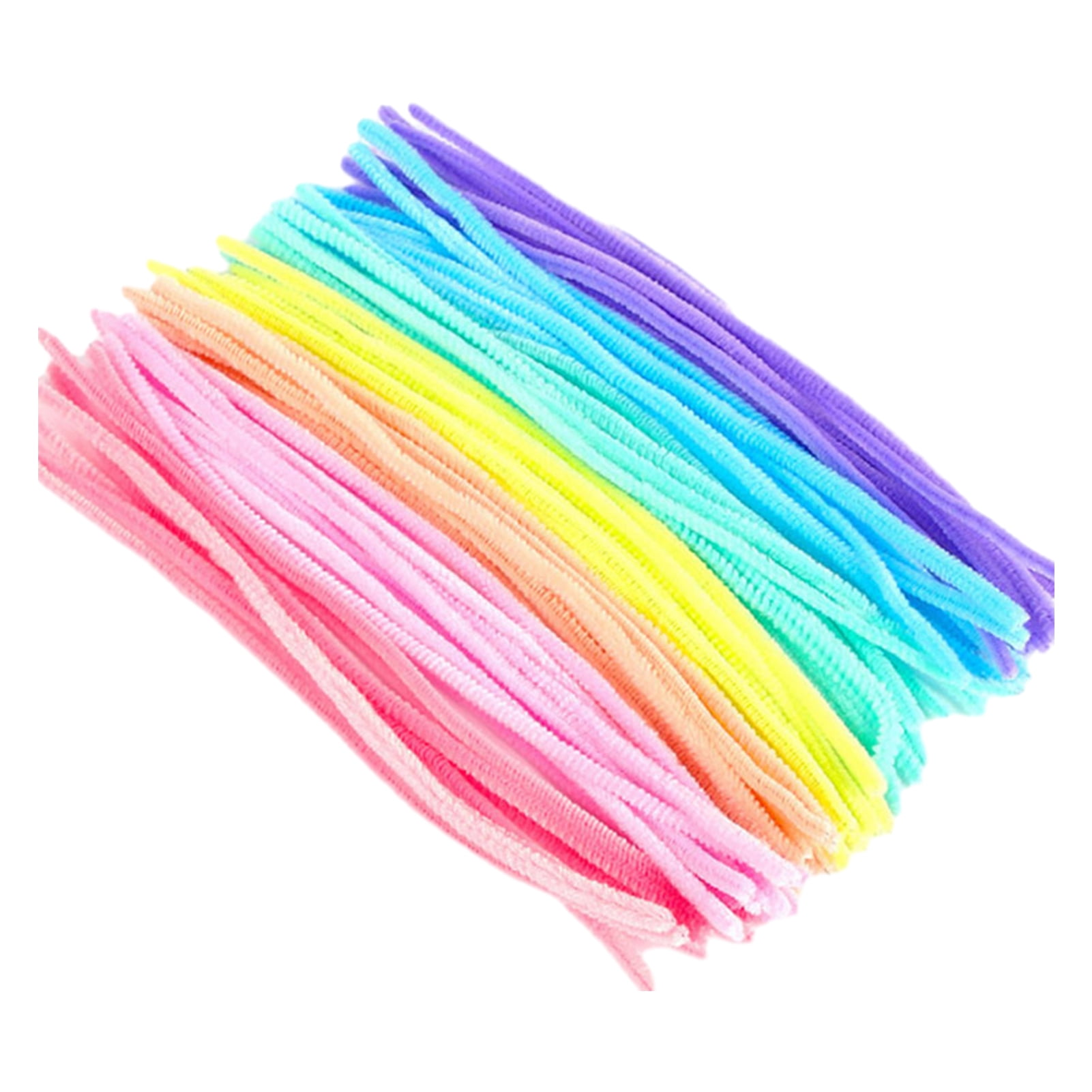 YIFAEUX 200Pcs Colorful Plush Pipe Cleaners Craft Kit Flexible & Bendable Wire Chenille Stems DIY Craft Decoration Making Kit Art Project Craft Projects Supplies for Kids Girls Beginner