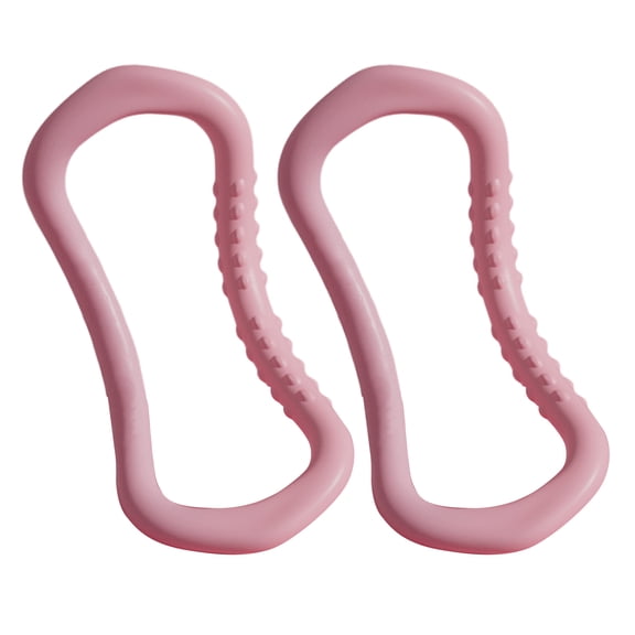 YIFAEUX 2Pcs Calf Yoga Ring Portable Lightweight Fitness Leg Ring Yoga Pilates Training Body Stretching Muscles Massage Exercise Circle Tool Home Gym Workout Equipment