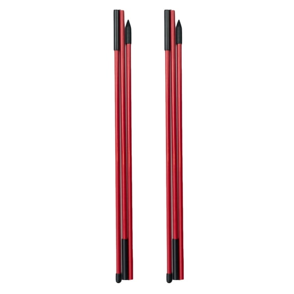 YIFAEUX 2Pcs Golf Alignment Rod 3 Section Collapsible Aiming Swing Putting Training Aid Direction Indicator Fiberglass Golf Alignment Stick Golf Accessories