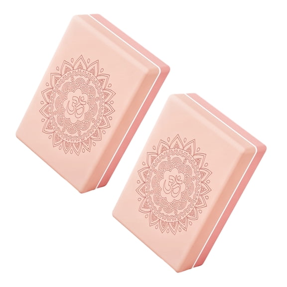 YIFAEUX 2Pcs Yoga Sports Block Premium High Density EVA Foam Block with Free Guide to Support & Deepen Poses Improve Strength Aid Balance & Flexibility Yoga Essentials