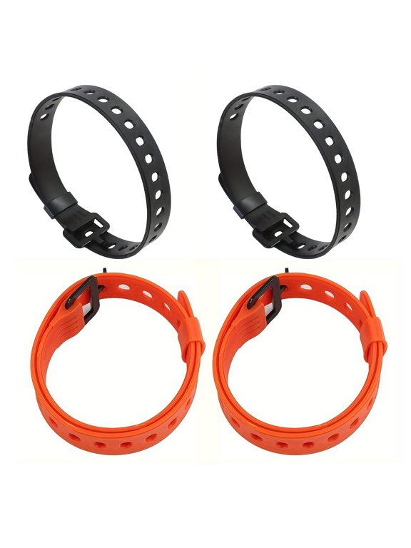 4 Pcs Snowshoe Straps Adjustable Ski Boot Wraps Ties Multipurpose Snowshoe Grippers Replacement Straps for Women Men Skiing Hiking Camping