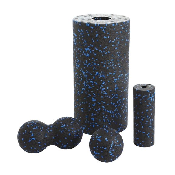 YIFAEUX 4Pcs/Set EPP Foam Roller Fascia Ball High Density Back Pain Relief Yoga Exercise Physical Therapy Muscle Recovery Deep Tissue Massage Roller