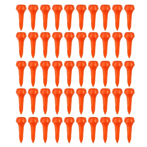 YIFAEUX 50 Pcs Plastic Golf Tees for Irons Hybrids Par Threes Low Profile Woods And The Driving Range Short Golfing Tees for Lower Friction And Longer Distance