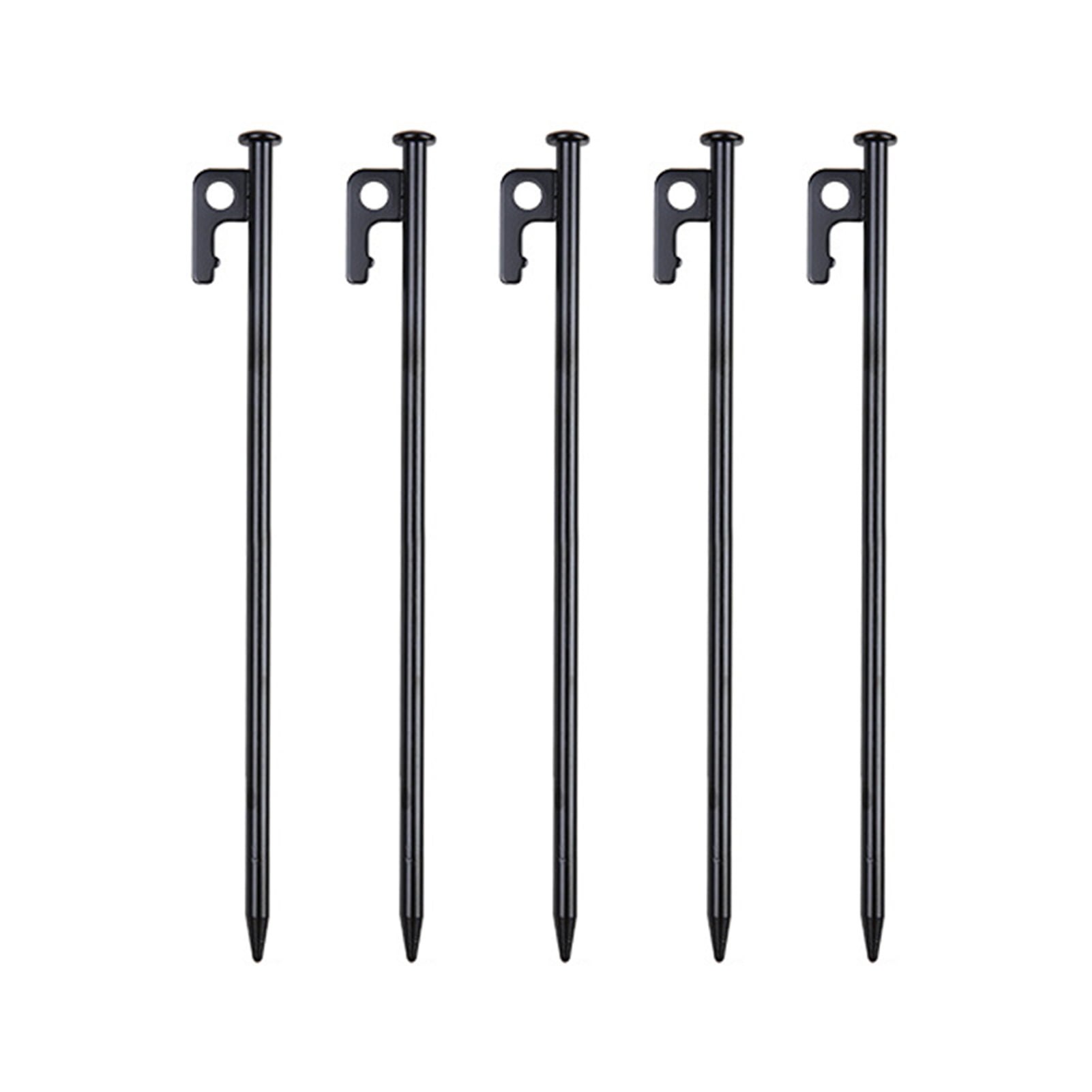 YIFAEUX 5Pcs 20/30/40CM 9MM Tent Stake Heavy Duty Multi-functional Outdoor Garden Yard Camping Tarp Canopy Windproof Ground Spike Metal Tent Peg