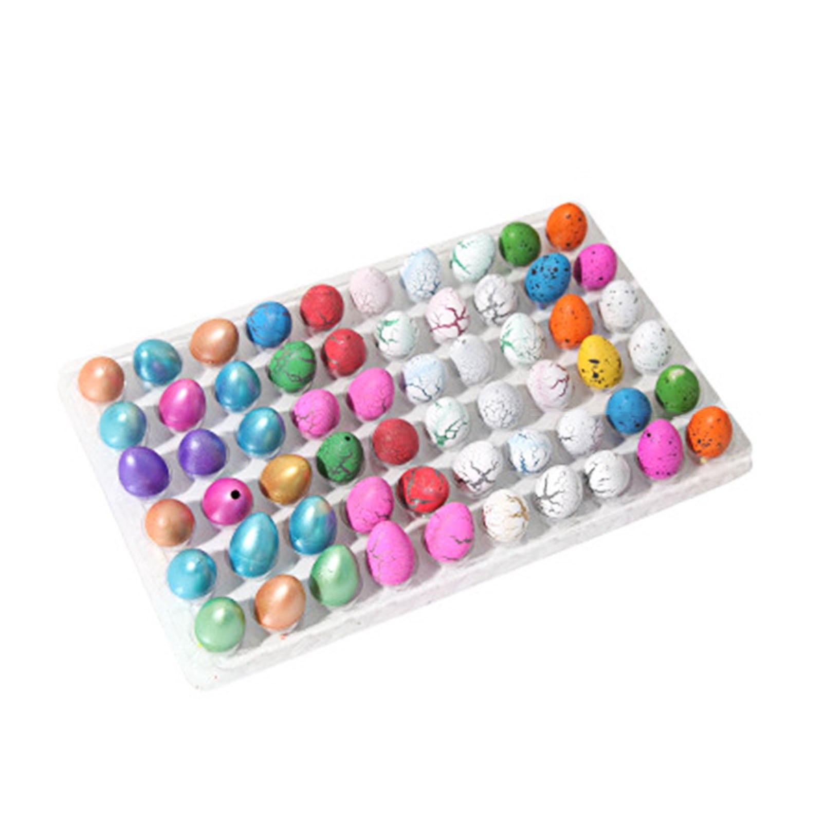 YIFAEUX 60Pcs Easter Dinosaur Egg Hatching Toy Kids Toddlers Boys Girls Dino Birth Growing Toy Classroom Students Exchange Gift Party Favors