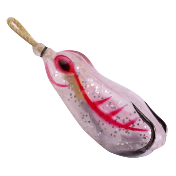 YIFAEUX 6CM/13G Soft Frog Lure with Sharp Hook Bionic Artificial Frog Bait Saltwater Freshwater Bass Snakehead Trout Fishing Accessories
