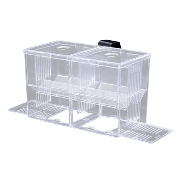 YIFAEUX Aquarium Breeder Box Isolation Fish Breeding Hatching Divider Transparent Multi-Grid Design Fish Breeding Isolation Box for Shrimp Clownfish Aggressive Fish Injured