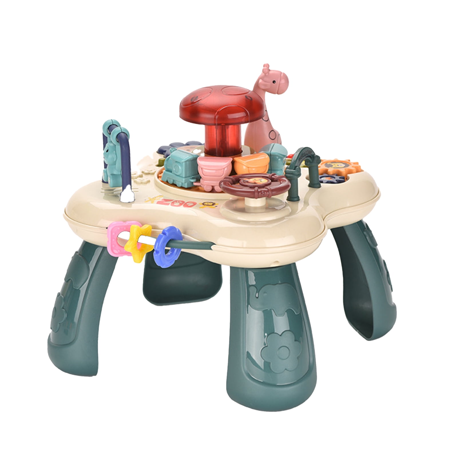 YIFAEUX Baby Activity Table Rich Gameplay Lighting Electric Drive Sound ...