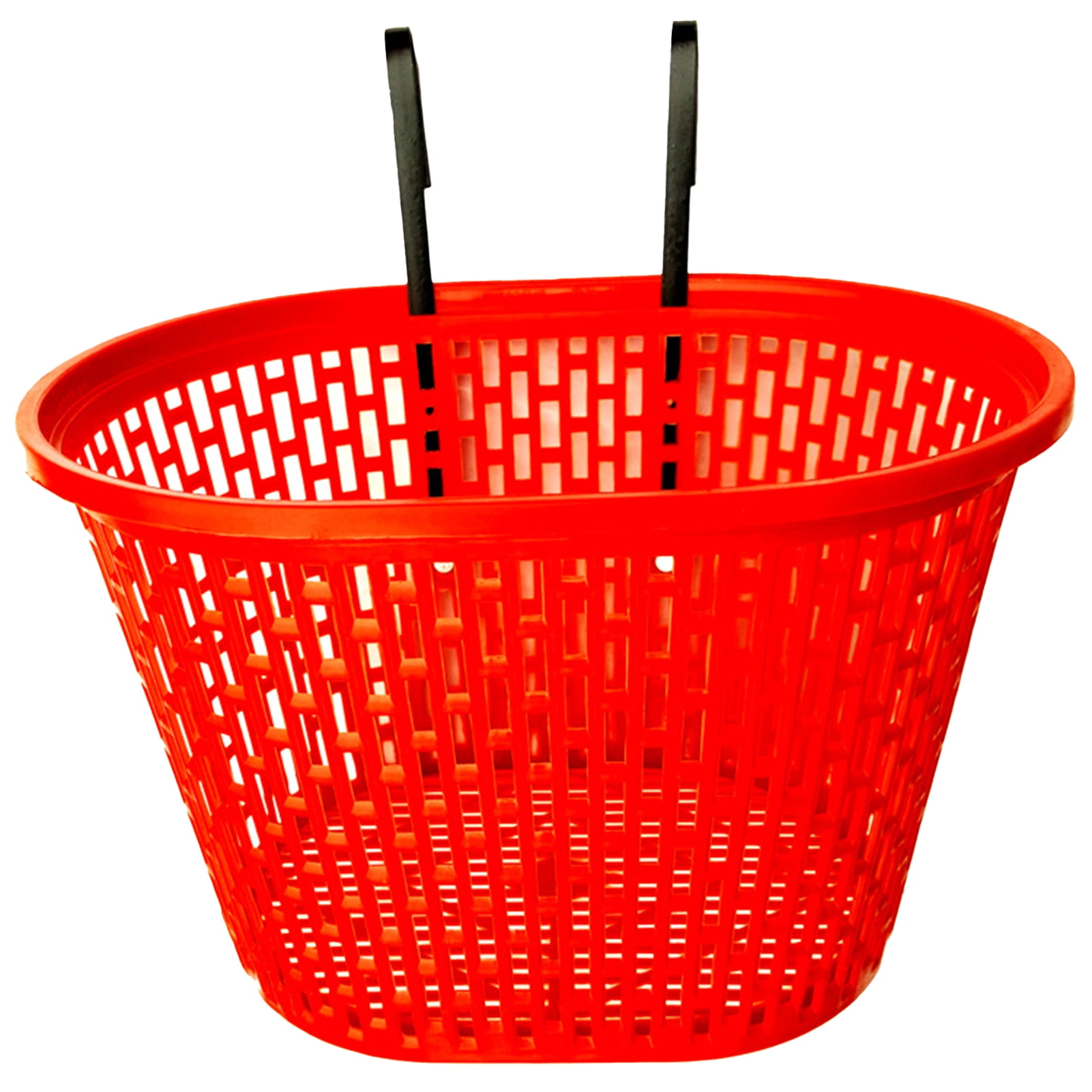 YIFAEUX Bicycle Basket Strong Large Capacity Hollowed-out Plastic Basket Multifunctional Item Storage Removable Folding Bike Organizer Front Basket Cycling Accessories