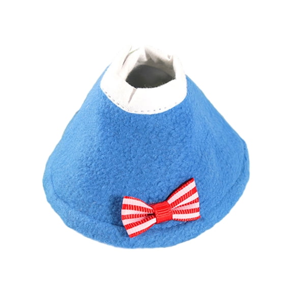 YIFAEUX Birds Cone Collar Parrots Anti-bite Elizabethan Collar with Bow Feather Plucking Prevention Wound Healing Safety Protective Recovery Cone for Budgerigar Cockatiel Lovebirds Cockatoo