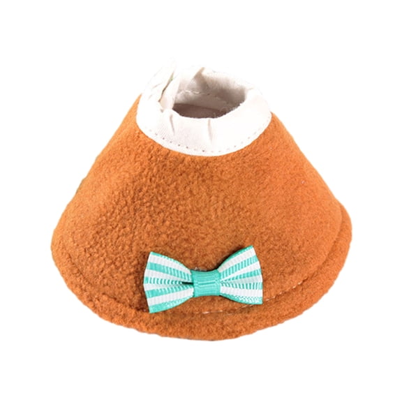 YIFAEUX Birds Cone Collar Parrots Anti-bite Elizabethan Collar with Bow Feather Plucking Prevention Wound Healing Safety Protective Recovery Cone for Budgerigar Cockatiel Lovebirds Cockatoo