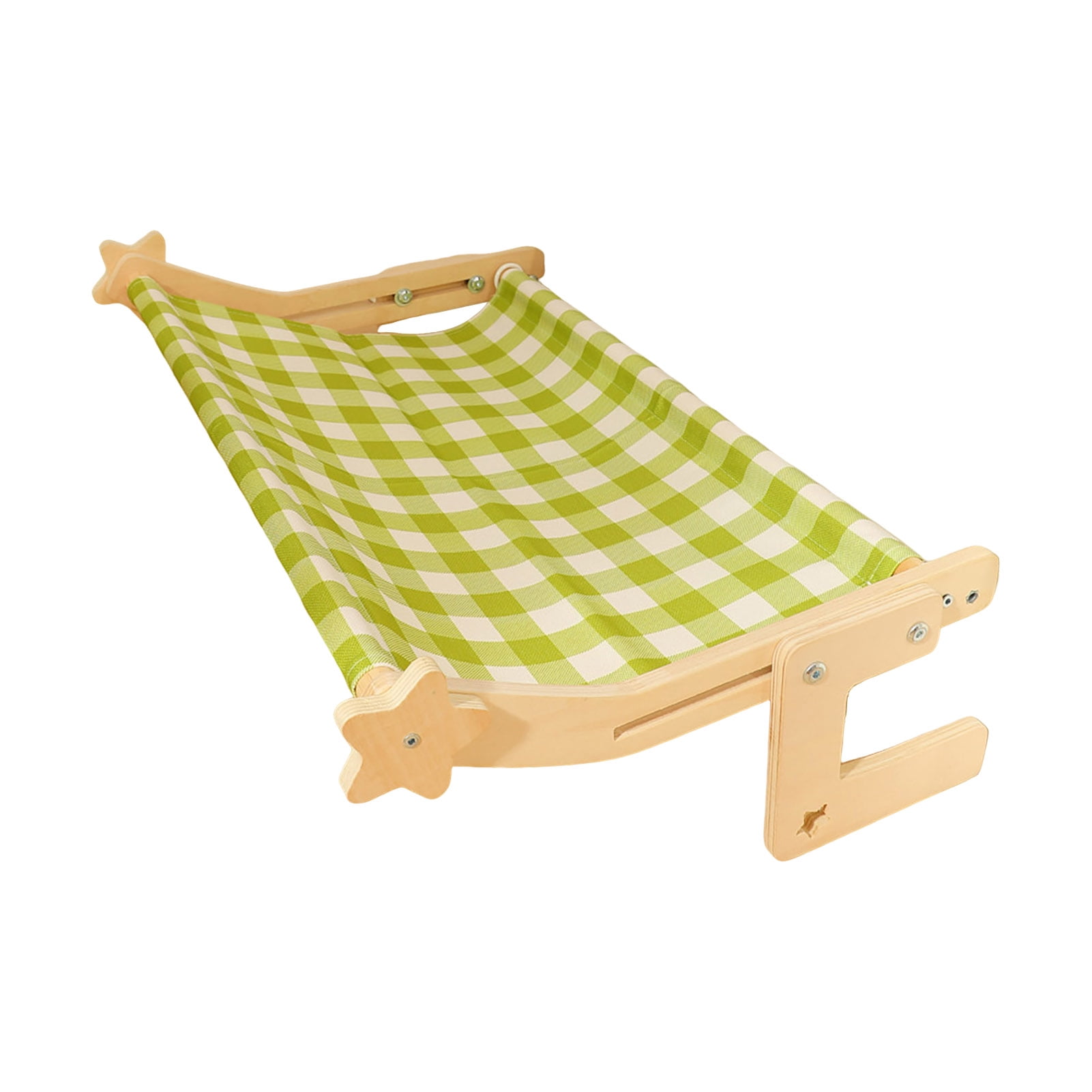 YIFAEUX Cat Hammock Window Perch Adjustable Cat Bed with Wood Frame No Drilling Pet Hammock for Bedside Windowsill Indoor Cats