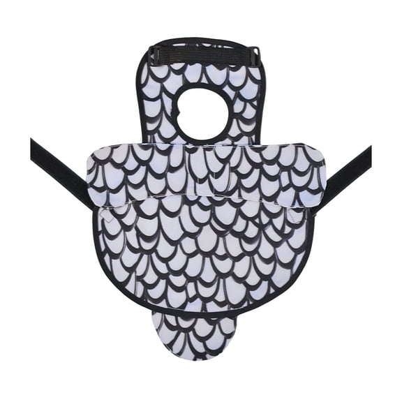 YIFAEUX Chicken Saddle for Hens Printed Chicken Aprons with Adjustable Strap Chicken Vest Jacket Clothes for Poultry Back Feather Protection
