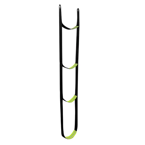 YIFAEUX Climbing Aider with Anti-Skidding Steps Reflective Strip Design Wear Resistant Foldable Portable Rope Ladder Camping Supplies