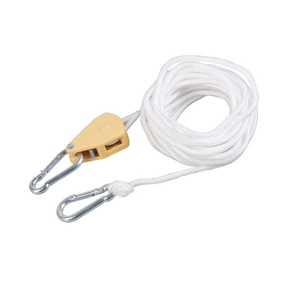 YIFAEUX Clothesline Rope Strong Load-bearing Toggle Windproof Adjustable Polyester Travel Quilt Drying Rope Outdoor Accessory