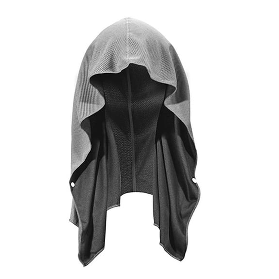 YIFAEUX Cooling Hoodie Towel for Neck And Face Instant Cooling Reusable Towel Set Sun Protection Breathable Soft Sports Towel for Hot Weather Sweat Absorption And Cooling